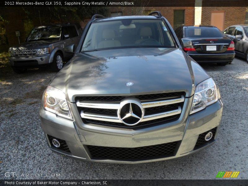 Sapphire Grey Metallic / Almond/Black 2012 Mercedes-Benz GLK 350