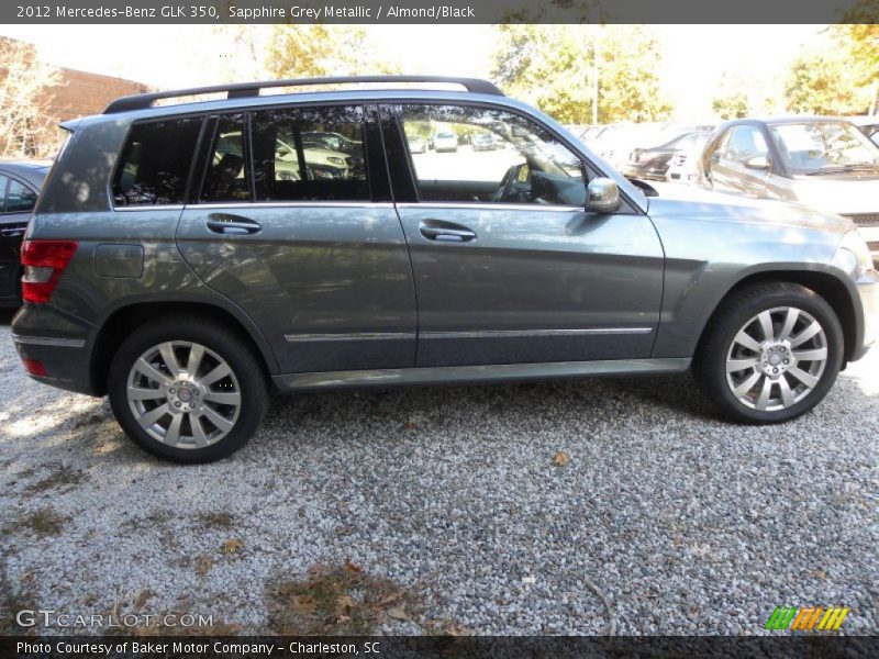 Sapphire Grey Metallic / Almond/Black 2012 Mercedes-Benz GLK 350