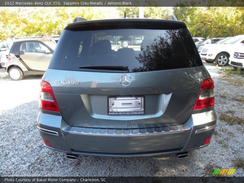 Sapphire Grey Metallic / Almond/Black 2012 Mercedes-Benz GLK 350