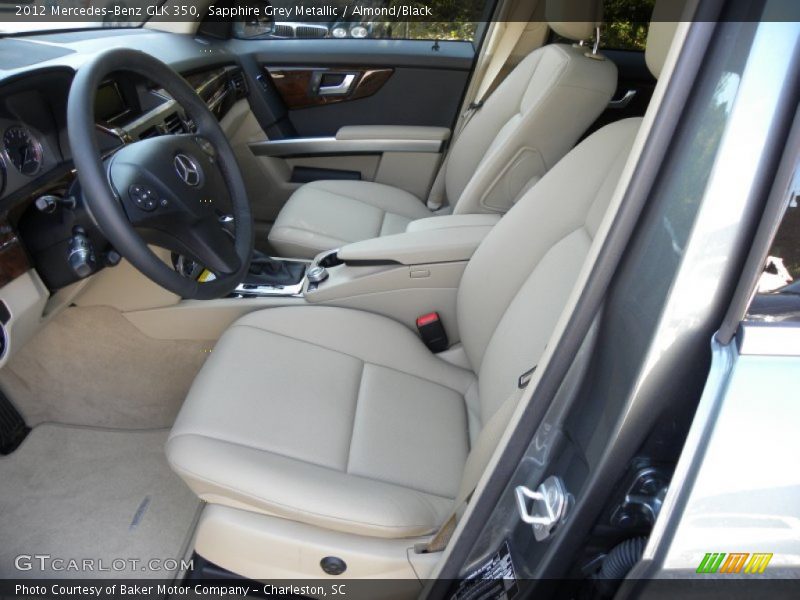 Sapphire Grey Metallic / Almond/Black 2012 Mercedes-Benz GLK 350