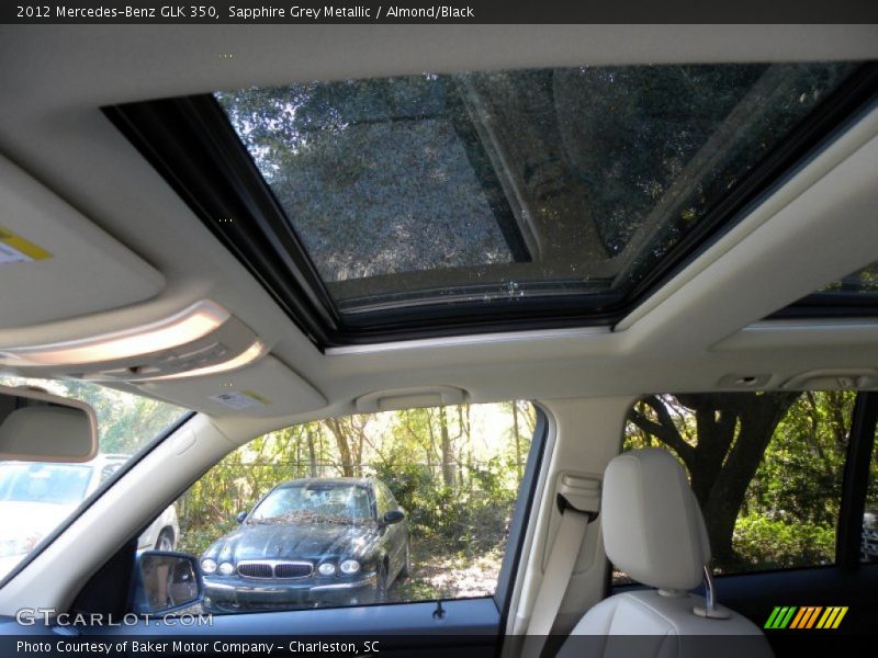 Sapphire Grey Metallic / Almond/Black 2012 Mercedes-Benz GLK 350