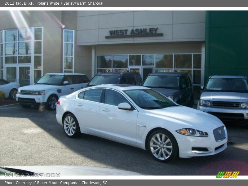Polaris White / Barley/Warm Charcoal 2012 Jaguar XF