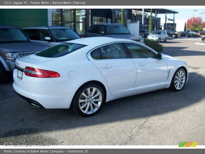 Polaris White / Barley/Warm Charcoal 2012 Jaguar XF