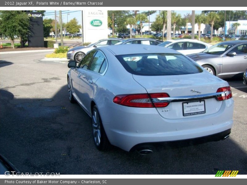 Polaris White / Barley/Warm Charcoal 2012 Jaguar XF