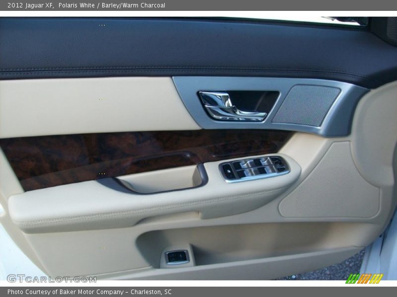 Polaris White / Barley/Warm Charcoal 2012 Jaguar XF