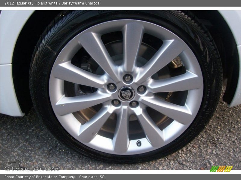 Polaris White / Barley/Warm Charcoal 2012 Jaguar XF