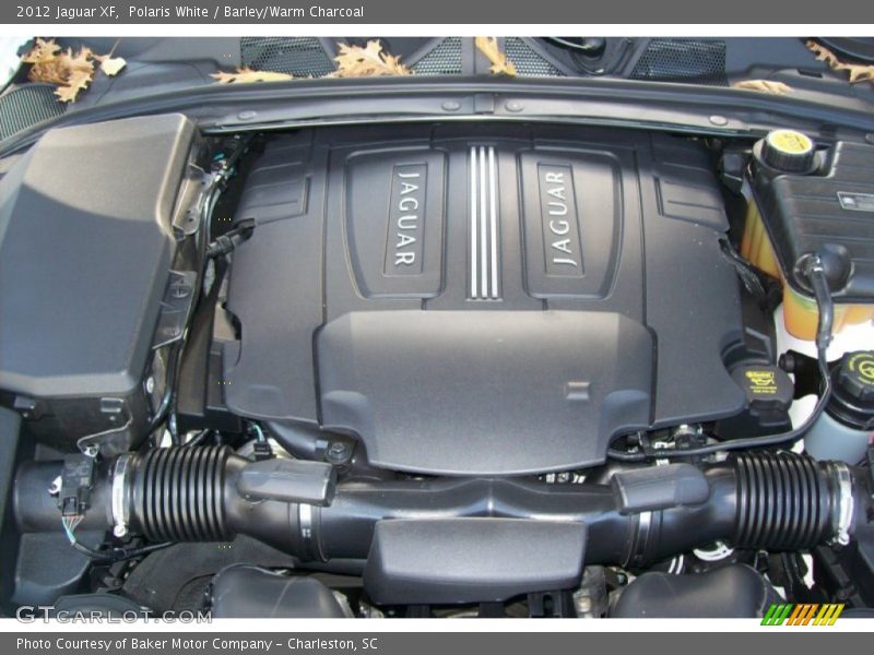 Polaris White / Barley/Warm Charcoal 2012 Jaguar XF