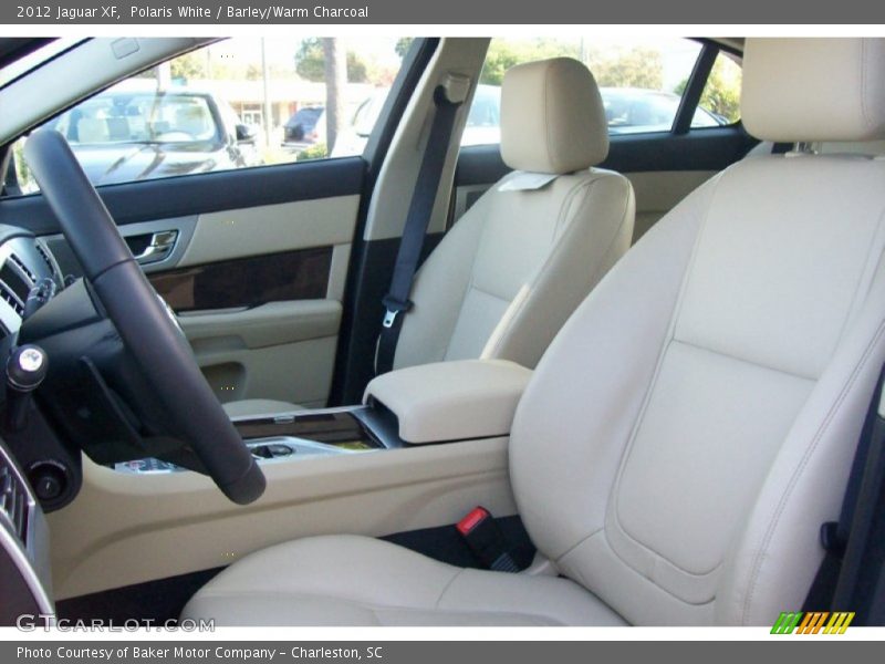 Polaris White / Barley/Warm Charcoal 2012 Jaguar XF