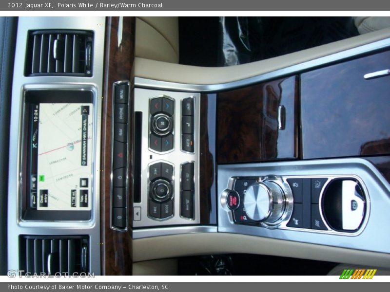 Polaris White / Barley/Warm Charcoal 2012 Jaguar XF