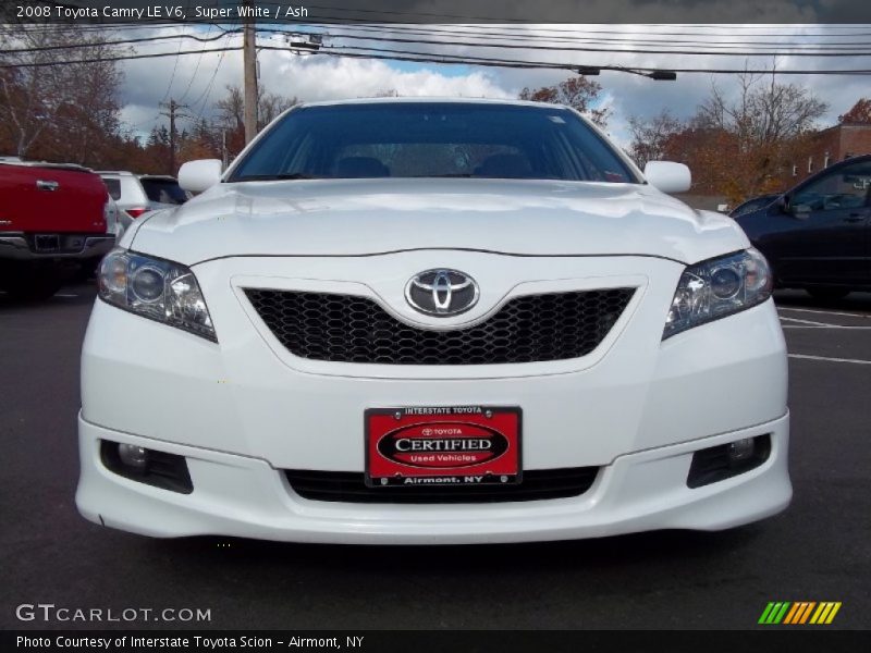 Super White / Ash 2008 Toyota Camry LE V6