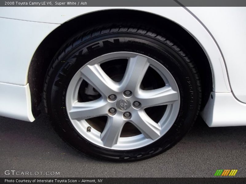 Super White / Ash 2008 Toyota Camry LE V6