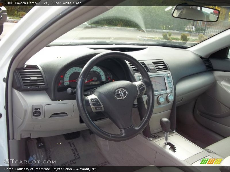 Super White / Ash 2008 Toyota Camry LE V6