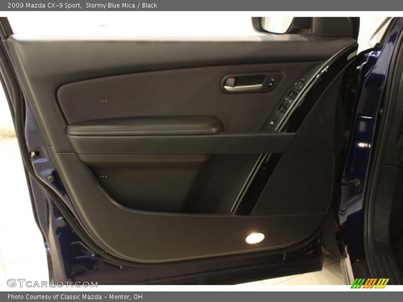 Stormy Blue Mica / Black 2009 Mazda CX-9 Sport