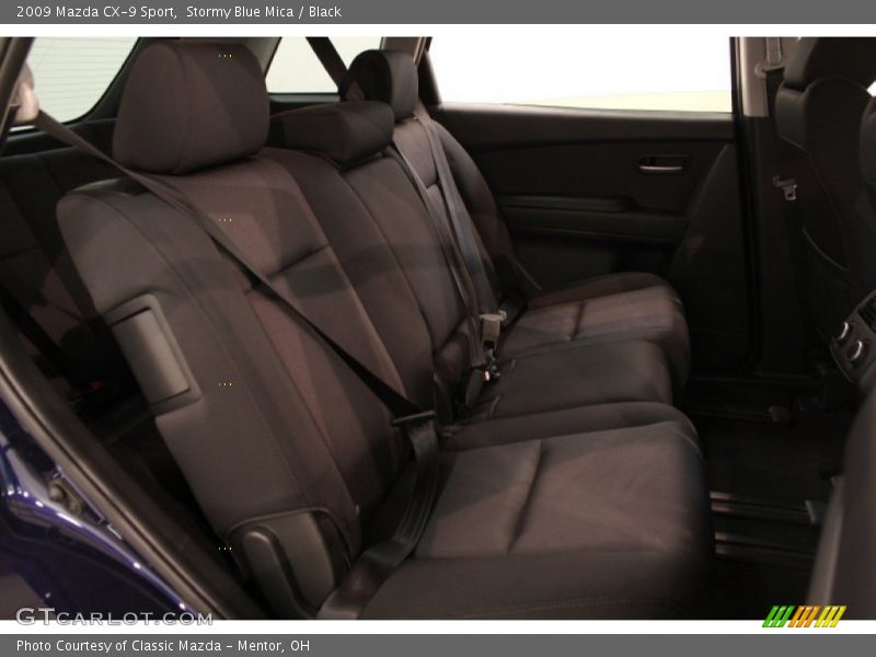 Stormy Blue Mica / Black 2009 Mazda CX-9 Sport