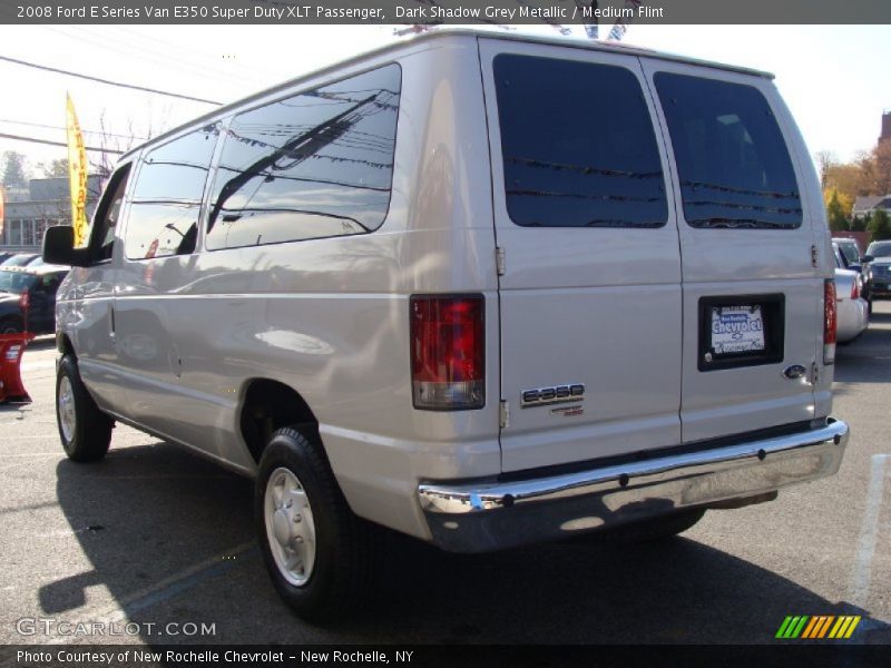 Dark Shadow Grey Metallic / Medium Flint 2008 Ford E Series Van E350 Super Duty XLT Passenger