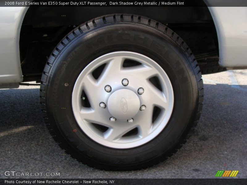 Dark Shadow Grey Metallic / Medium Flint 2008 Ford E Series Van E350 Super Duty XLT Passenger