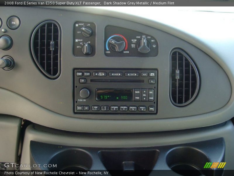 Dark Shadow Grey Metallic / Medium Flint 2008 Ford E Series Van E350 Super Duty XLT Passenger
