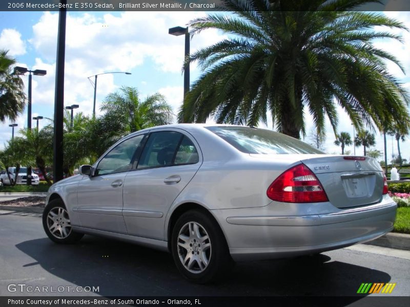Brilliant Silver Metallic / Charcoal 2006 Mercedes-Benz E 350 Sedan
