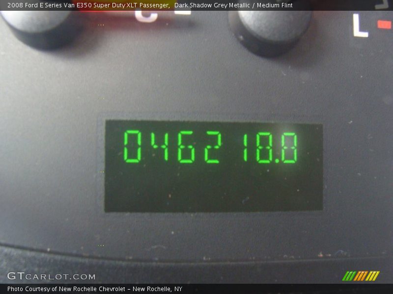 Dark Shadow Grey Metallic / Medium Flint 2008 Ford E Series Van E350 Super Duty XLT Passenger