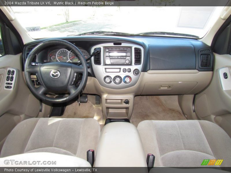 Mystic Black / Medium Pebble Beige 2004 Mazda Tribute LX V6