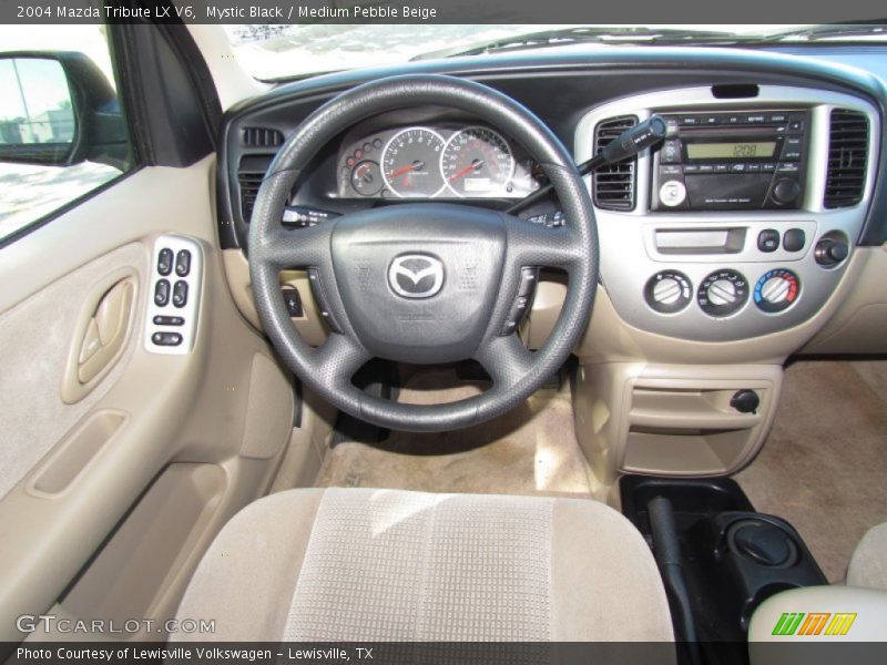 Mystic Black / Medium Pebble Beige 2004 Mazda Tribute LX V6