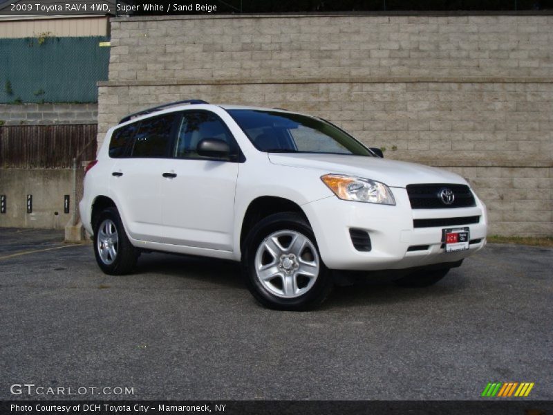 Super White / Sand Beige 2009 Toyota RAV4 4WD