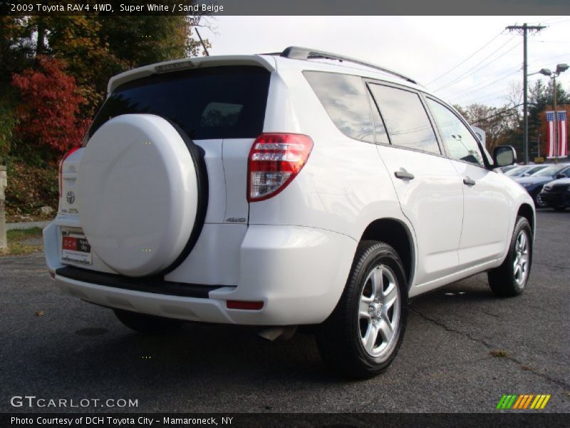 Super White / Sand Beige 2009 Toyota RAV4 4WD