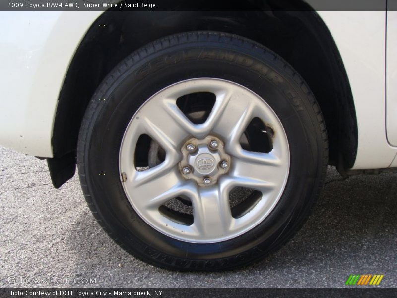 Super White / Sand Beige 2009 Toyota RAV4 4WD