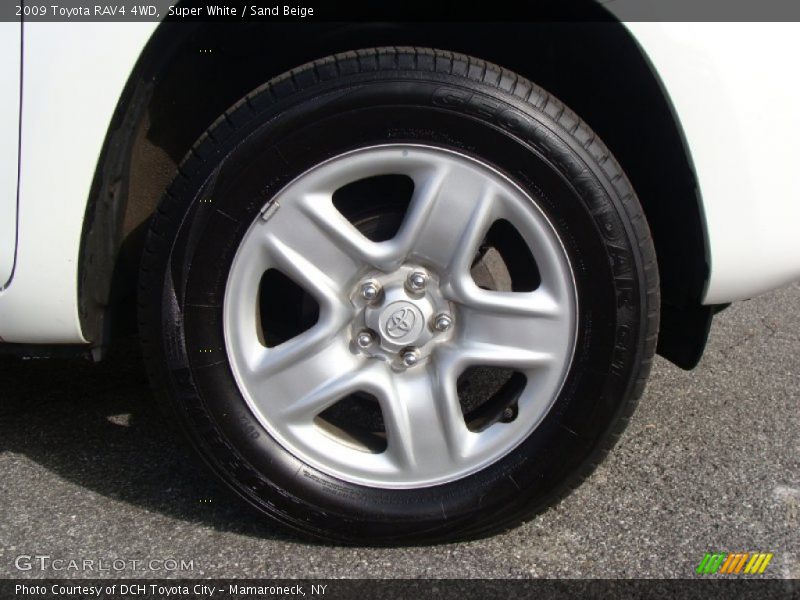 Super White / Sand Beige 2009 Toyota RAV4 4WD