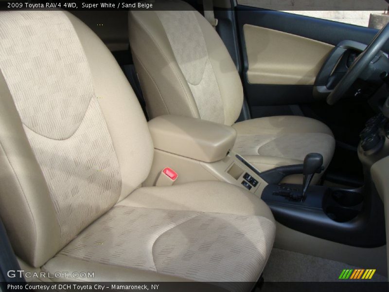 Super White / Sand Beige 2009 Toyota RAV4 4WD