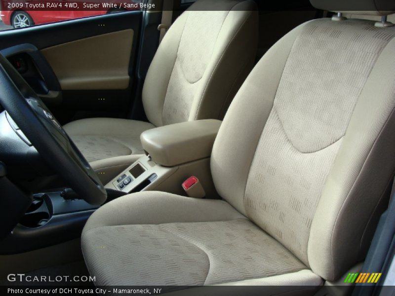 Super White / Sand Beige 2009 Toyota RAV4 4WD