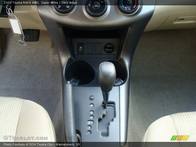 Super White / Sand Beige 2009 Toyota RAV4 4WD