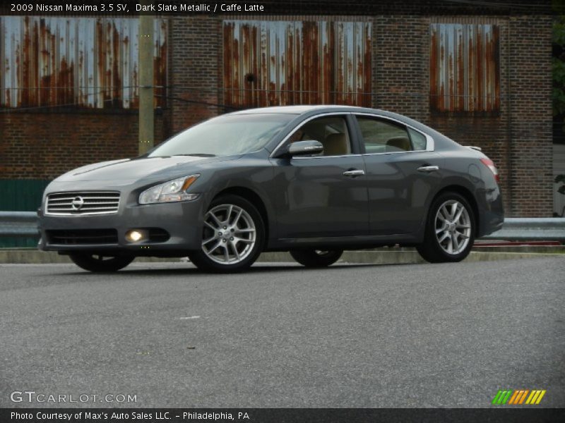 Dark Slate Metallic / Caffe Latte 2009 Nissan Maxima 3.5 SV