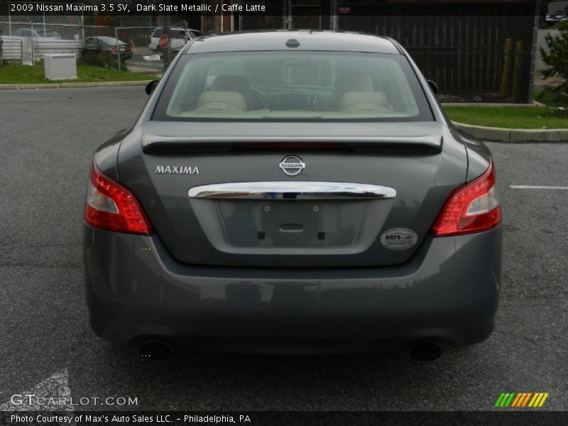 Dark Slate Metallic / Caffe Latte 2009 Nissan Maxima 3.5 SV