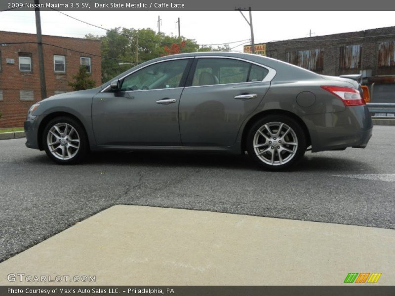 Dark Slate Metallic / Caffe Latte 2009 Nissan Maxima 3.5 SV