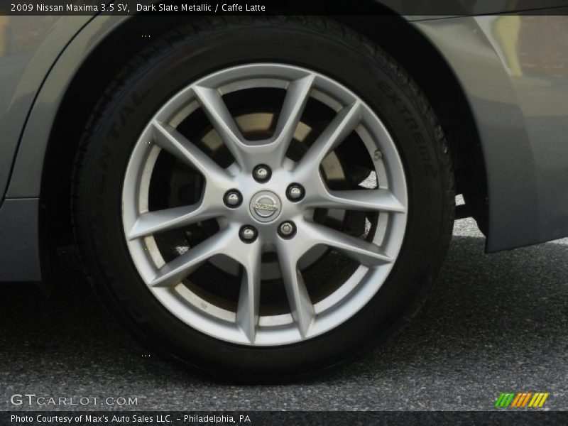 Dark Slate Metallic / Caffe Latte 2009 Nissan Maxima 3.5 SV