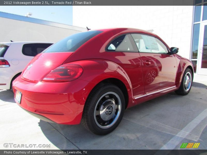 Tornado Red / Titan Black 2012 Volkswagen Beetle 2.5L
