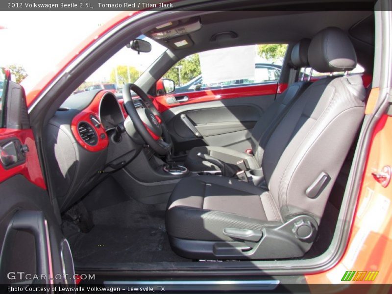 Tornado Red / Titan Black 2012 Volkswagen Beetle 2.5L