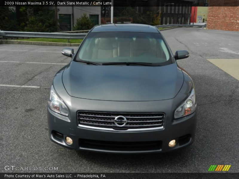 Dark Slate Metallic / Caffe Latte 2009 Nissan Maxima 3.5 SV