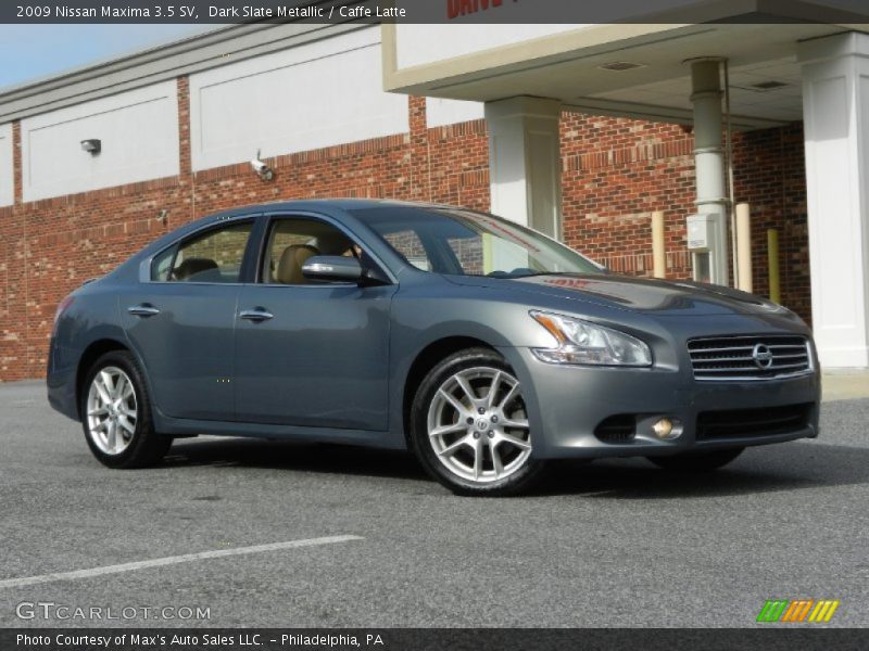 Dark Slate Metallic / Caffe Latte 2009 Nissan Maxima 3.5 SV