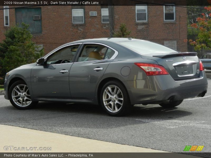Dark Slate Metallic / Caffe Latte 2009 Nissan Maxima 3.5 SV