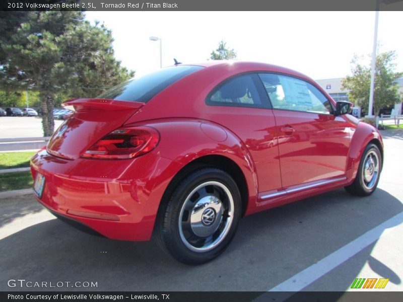 Tornado Red / Titan Black 2012 Volkswagen Beetle 2.5L