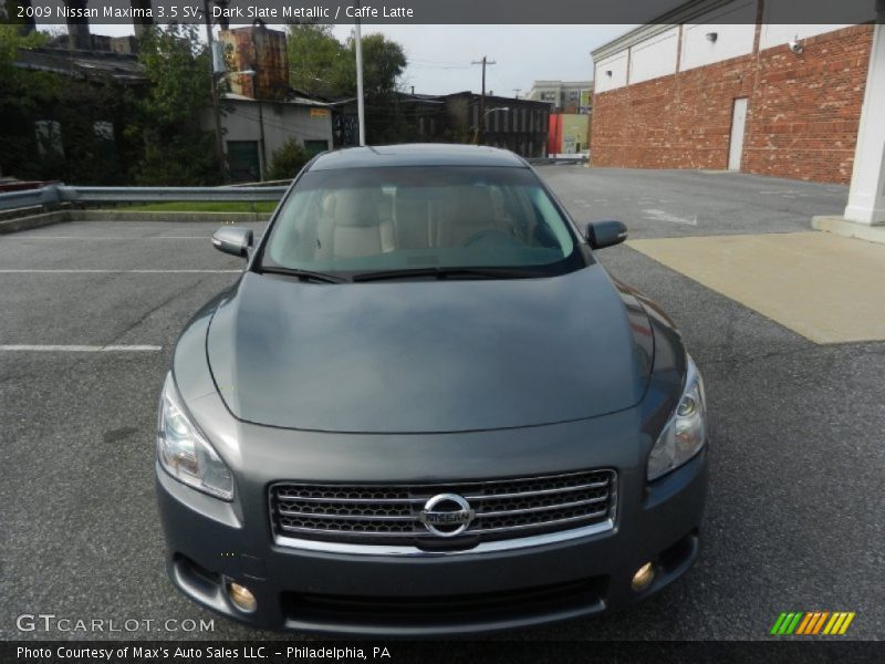Dark Slate Metallic / Caffe Latte 2009 Nissan Maxima 3.5 SV
