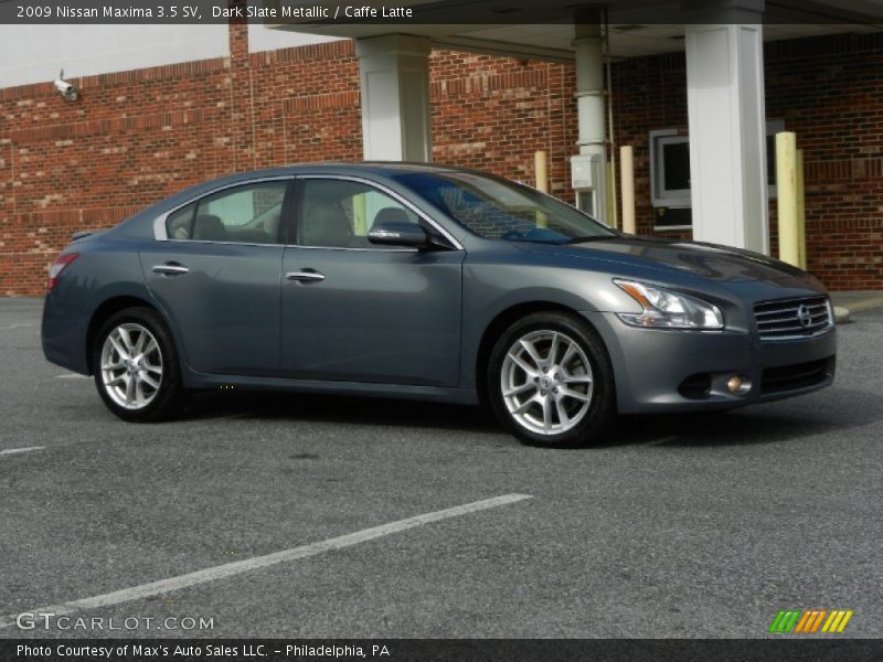 Dark Slate Metallic / Caffe Latte 2009 Nissan Maxima 3.5 SV