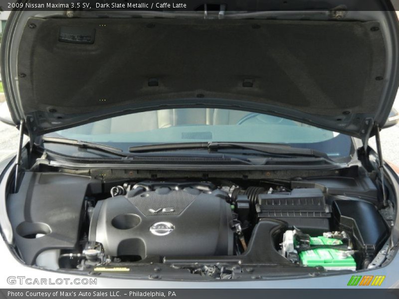 Dark Slate Metallic / Caffe Latte 2009 Nissan Maxima 3.5 SV