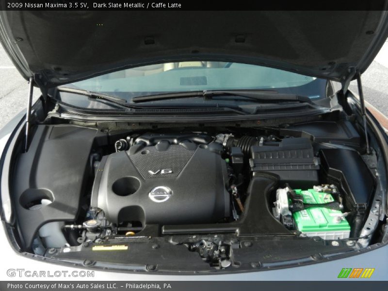 Dark Slate Metallic / Caffe Latte 2009 Nissan Maxima 3.5 SV