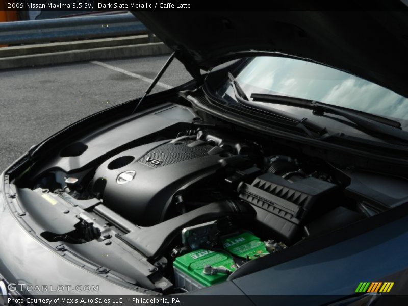 Dark Slate Metallic / Caffe Latte 2009 Nissan Maxima 3.5 SV
