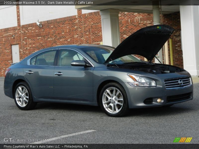 Dark Slate Metallic / Caffe Latte 2009 Nissan Maxima 3.5 SV