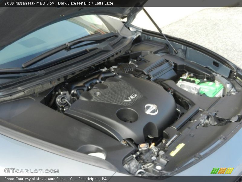 Dark Slate Metallic / Caffe Latte 2009 Nissan Maxima 3.5 SV