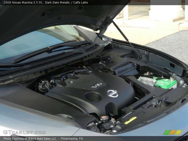 Dark Slate Metallic / Caffe Latte 2009 Nissan Maxima 3.5 SV
